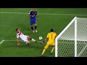 Germany's 2014 World Cup Final Goal Scored By Mario Götze Commentated in German, Spanish & English