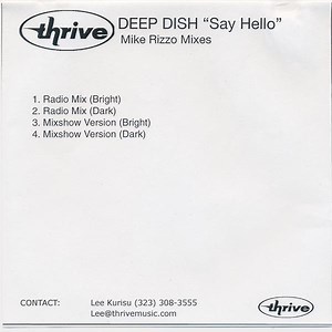Deep Dish - Say Hello (Mike Rizzo Mixes)