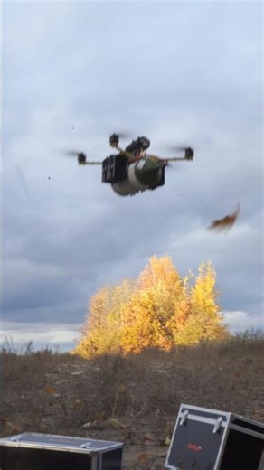 This is what in-factory drone testing looks like