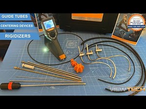 Guide Tube Video Borescope Options Remote Visual Inspections - PT6, Rigidizers, Centering Devices