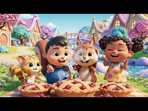 El sencillo desafío del pastel volador de | Canciones Infantiles para Niños | Rimas Divertid