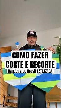 Brazilian Flag Cut and Paste: Special Premiere at the World Cup! 🇧🇷🪁