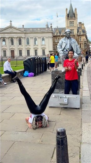 WHERE Did He COME From!? WORLDS Most FLEXIBLE Woman Performance In Public!‪@silvermanstatueofficial‬