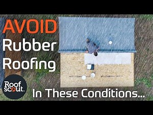 Rubber Roofing Installation: When Not To Do It...