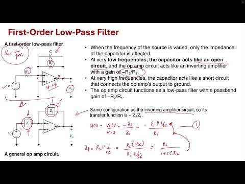 Lecture_21A: Design of an Active low pass filter and example problem