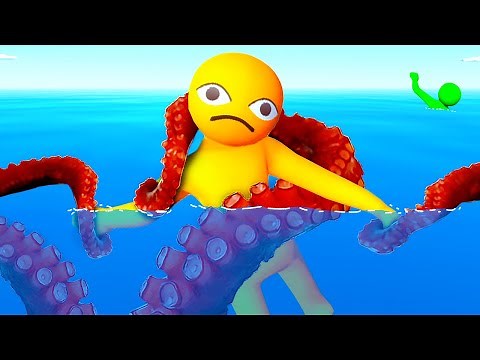 GIANT Octopus Tears Ragdolls Apart - Havocado Gameplay