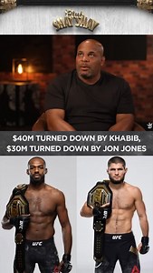 “If UFC offered Khabib $40M and he hasn’t comeback yet, he ain’t coming back.” - Daniel Cormier “If they offered Khabib $40M, what they offer Jon Jones to fight Aspinall?” - Shannon Sharpe “Jon said he wanted $30M, and I think they got the money. They got $30M for him, and he said no.” - Daniel Cormier | Club Shay Shay