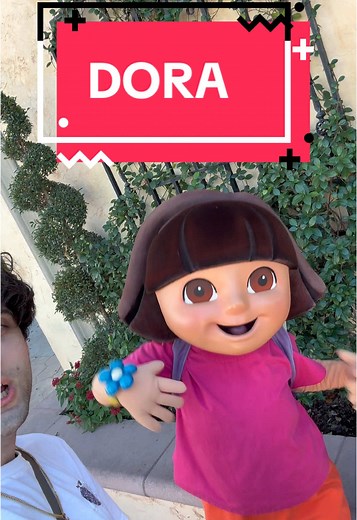 Meeting Dora the Explorer at Universal Studios