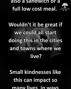 26K views · 967 reactions | Small kindnesses like this can impact so many lives, in ways we could never imagine. | Lessons Taught By Life | Facebook
