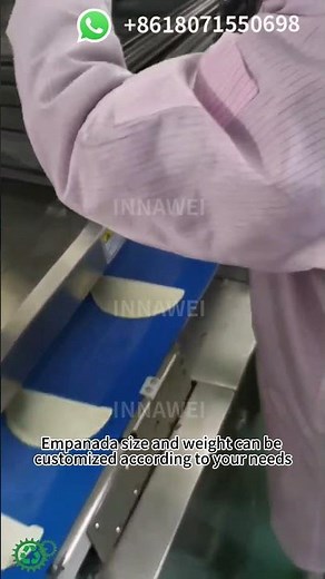 Fully automatic empanadas production line High capacity commercial empanada production machine