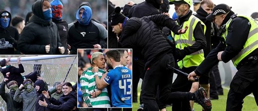 VIDEO/ Nedim Bajrami shënon një nga penalltitë në Rejnxhërs-Sëlltik, tifozët e dy skuadrave pushtojnë fushën në fund të ndeshjes historike