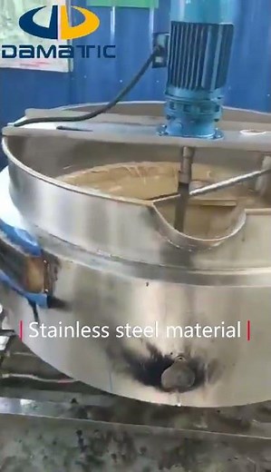 Jacketed cooking kettle