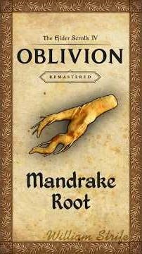 Oblivion Alchemy Mandrake Root