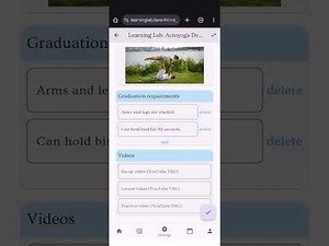 Learning Lab App Tutorial: All About Lessons