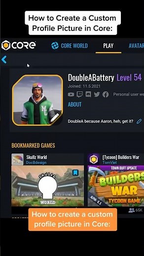 Here’s how to make a custom profile picture in Core. What #tutorial should we make next? #gaming