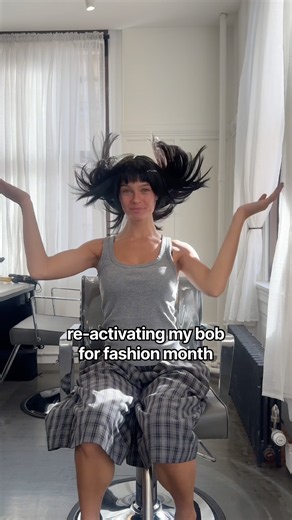 reactivating my bob for fashion month