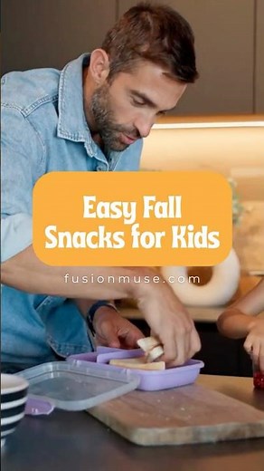 Easy Fall Snacks for Kids 🍎🍂 | Fun and Healthy Autumn Treats