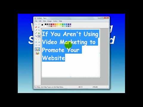 Making a Slideshow with Windows Paint - Video 6