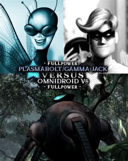 Gamma Jack & Plasmabolt #vs Omnidroid V8 | Incredibles | #shorts #fyp #viral #youtube #incredibles