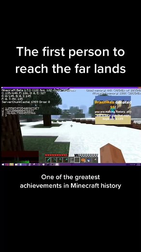 Exploring Far Lands in Minecraft