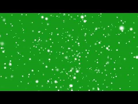 ❄️ Beautiful Snow Falling Green Screen Effect | Realistic Snow Animation ❄️ | Green Screen Library