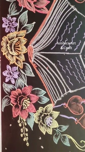 DIY Teachers' Day Chalkboard Art & Board Decoration Ideas #chalkboardart #art