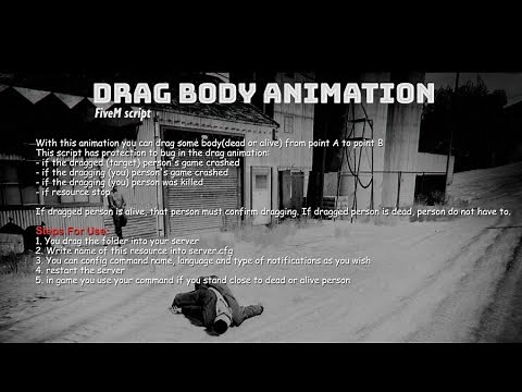 Drag Body Animation - FiveM Script