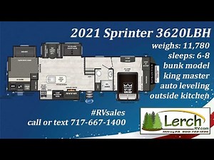2021 Keystone Sprinter 3620LBH bunk model 5th wheel review walk through at Lerch RV PA RV Dealer