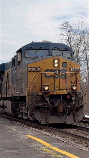 CSX ES44DC #5500 (Spirit Of Cincinnati) Leads A Large M275 By Amsterdam!