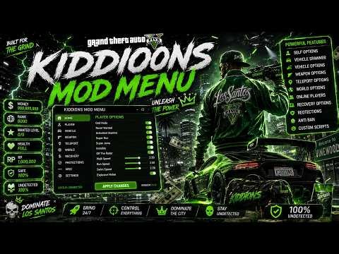 [NEW] GTA 5 Mod Menu PC 2026 / Free Kiddions Cheat, Money Hack & Online Mods (WORKING)
