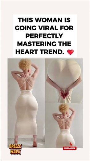 She Mastered the Heart Trend ❤️ #shorts #beautiful
