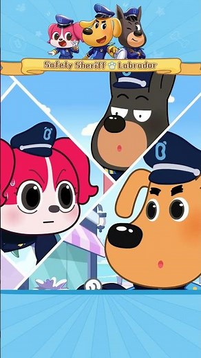 Which One Is Real Dobie? #sherifflabrador #shorts