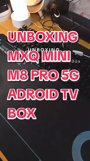 Mini M8 pro Android TV Box with 2 game controler. #mxqpro #m8promini #gamecontroller #unboxing #gameconsole #games #androidtvbox #androidtv #tiktokshop #electronic #tiktokdeals #trending #fyp