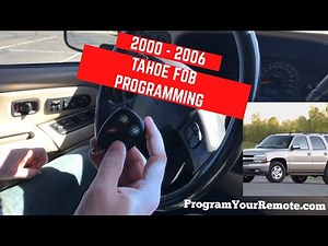 How to program a new remote in the Chevrolet Tahoe?
