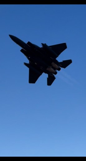 US Airforce F15E Strike Eagles Take Flight from RAF Lakenheath