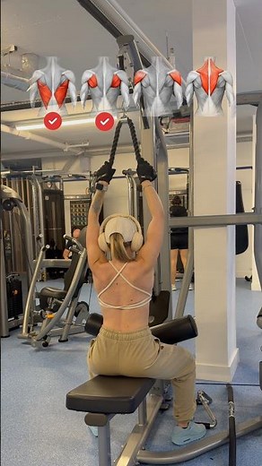 Build a strong upper body with these 4 cable machine exercises! #gymtips #upperbodyworkout #back