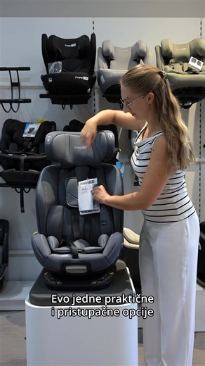 U mjesecu 𝐚𝐮𝐭𝐨𝐬𝐣𝐞𝐝𝐚𝐥𝐢𝐜𝐚 🚗 podsjećamo koliko su neizostavne kad je mališan u vozilu! ⚠️Kao roditelji, uvijek želimo ono najbolje za našu djecu i upravo zato je izbor prave autosjedalice toliko važan.⚠️ ✅Nije riječ samo o udobnosti nego o 𝐬𝐢𝐠𝐮𝐫𝐧𝐨𝐬𝐭𝐢 𝐝𝐣𝐞𝐭𝐞𝐭𝐚 FreeOn autosjedalica i-Size 76-150 cm Gallant Pro raste s djecom i brine o njihovoj sigurnosti prema najnovijim standardima. ✨ Odlična je za mališane od 76 cm do 150 cm visine, što znači da može pratiti rast djete