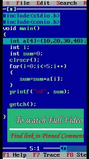 How to Debug C program in Turbo C Compiler? | Learn C Programming | Solving errors in C Language