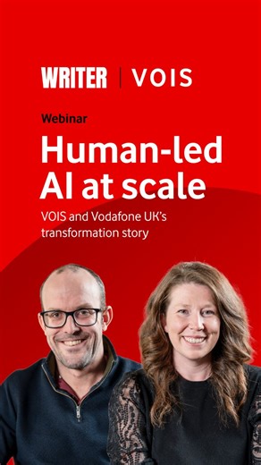 "If we don't self-disrupt, someone else will"! That's why VOIS, Vodafone & Writer are reshaping marketing services with agentic AI, built for scale, powered by people. What's changed already? Want to see how we're doing it? Watch the full interview via the link in our bio or on LinkedIn. #VOIS #Vodafone #SharedIntelligence #AITransformation #FutureOfWork #AgenticAI | VOIS