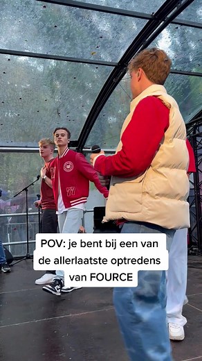 Laatste Optreden van FOURCE op Tina Festival