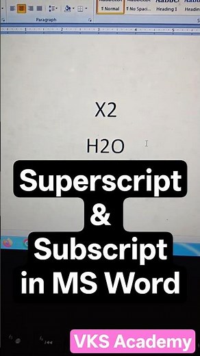 Superscript & Subscript in MS Word (Shortcut 🔥) | Hidden Formatting Tricks
