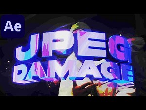 How To Make A JPEG DAMAGE LOOK In After Effects