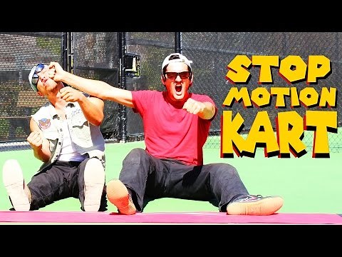 STOP MOTION MARIO KART! (Pixilation Race) Rustic B