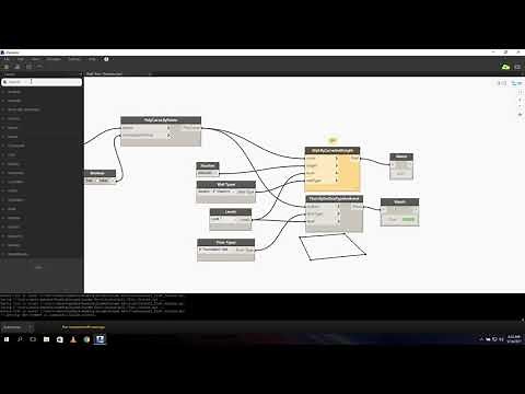 Dynamo - Placing a floor and a wall Tutorial p.3