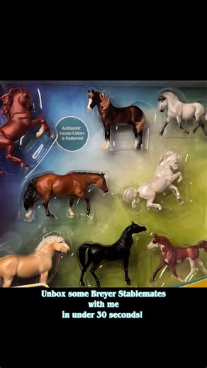Unboxing Breyer Stablemates in 30 Seconds!