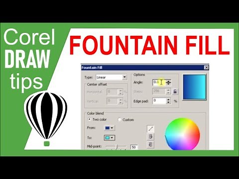 Creating Fountain Fill in CorelDraw