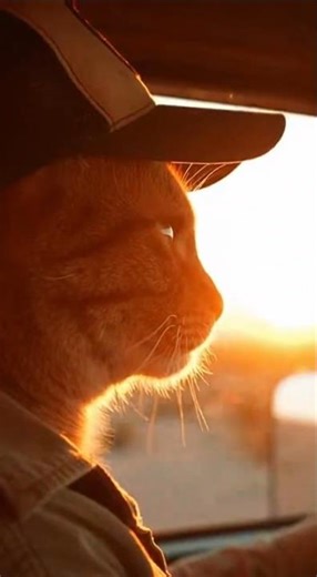 POV: Your Truck Driver Is a Cat 😳🚛🐱 #shorts