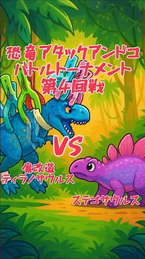The Modded Tyrannosaurus is Too Strong! Battle Tournament Round 4 #Dinosaur #Andoko #Battle
