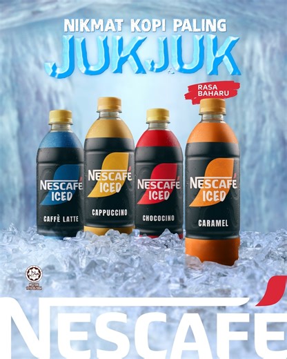 Kopi sejuk dengan kesegaran luar biasa NESCAFÉ® ICED. Wajah baharu, nikmat paling JUKJUK yang sama! | NESCAFÉ Malaysia