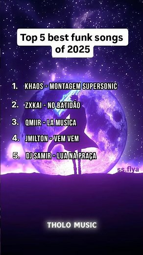 Top 5 best Funk songs of 2025 #phonkmusic #phonk #tholotone